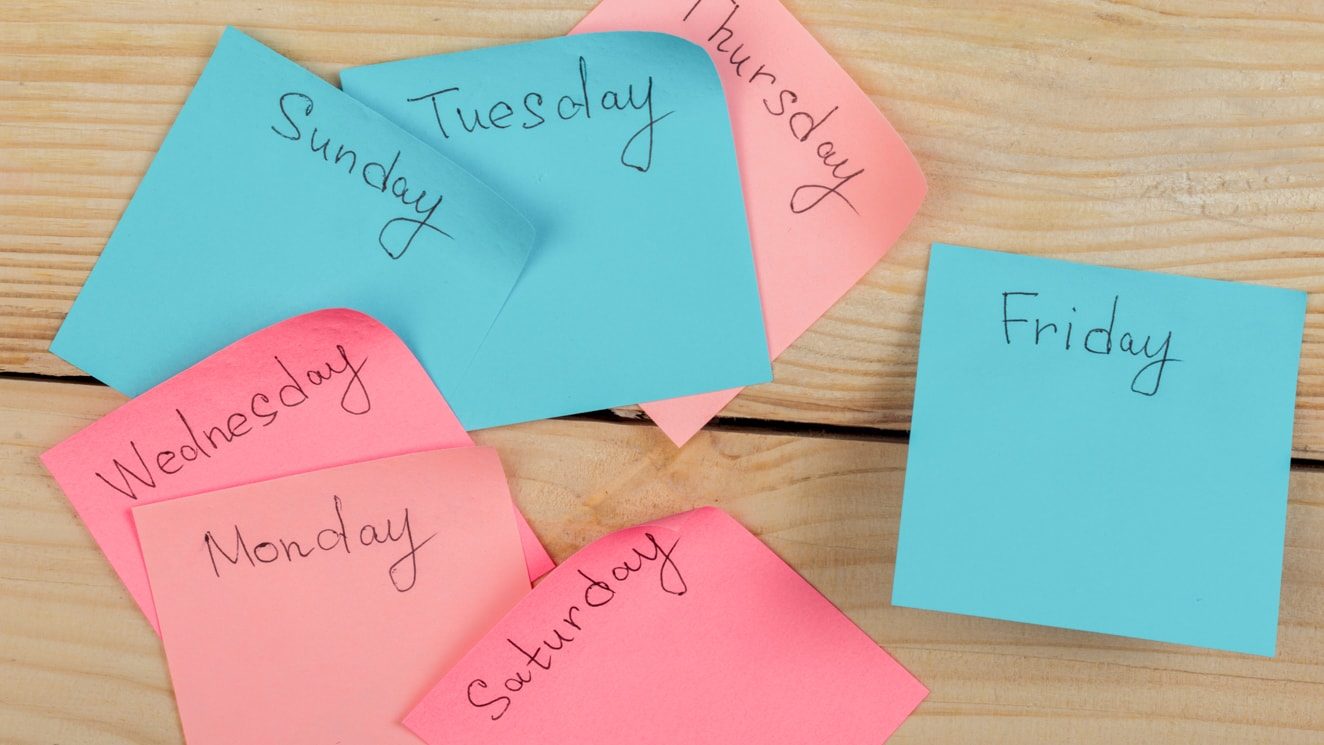 How to tell what day of the week it is