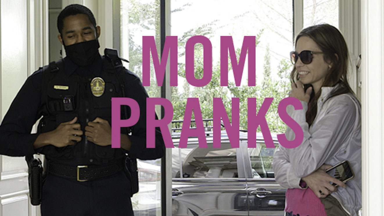 calling my mom from jail prank